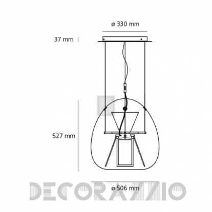 Светильник  потолочный подвесной (Люстра) Artemide Harry H. - Harry-H-LED