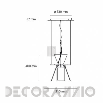 Светильник  потолочный подвесной (Люстра) Artemide Harry H. - Harry-H-Naked