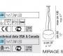 Светильник  потолочный подвесной (Люстра) Vistosi Mirage - mirage-sp-smoky