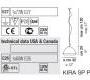 Светильник  потолочный подвесной (Люстра) Vistosi Kira - kira-sp-p