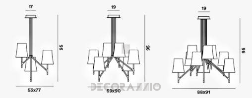 Светильник  потолочный  (Светильник) Foscarini Birdie - birdie-ceiling-white