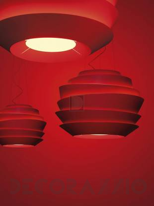 Светильник  потолочный подвесной (Люстра) Foscarini Le Soleil - le-soleil-suspension-red