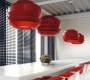 Светильник  потолочный подвесной (Люстра) Foscarini Le Soleil - le-soleil-suspension-red