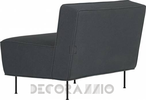 Кресло Gubi Modern Line collection - LoungeChair_Black