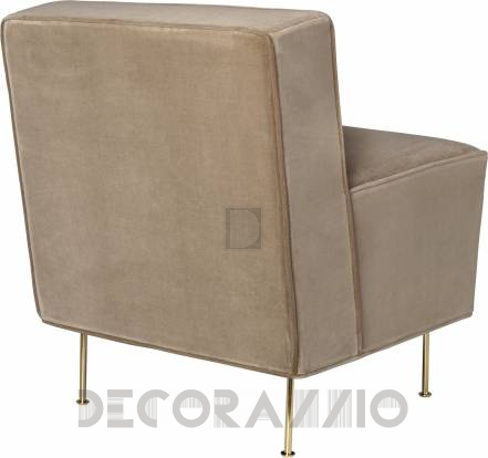 Кресло Gubi Modern Line collection - LoungeChair_Dining_Brass