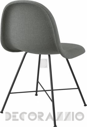 Стул Gubi 3D Dining Chair - Black_DarkBlue