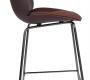 Стул барный Gubi Beetle Counter Chair - 65_BlackChrome_DarkPink_Steelcut