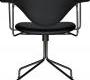 Кресло офисное Gubi Masculo Meeting Chair - BlackChrome_BlackLeather