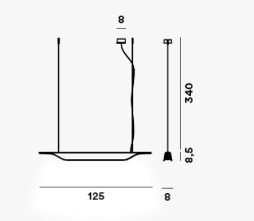 Светильник  потолочный подвесной (Люстра) Foscarini Troag - troag-suspension-piccola-natural