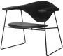 Кресло Gubi Masculo Lounge Chair - Sledge_Black_BlackSuede