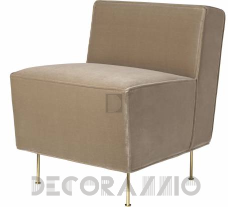 Кресло Gubi Modern Line collection - LoungeChair_Dining_Brass