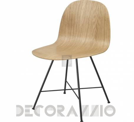 Стул Gubi 2D Dining Chair - Black_Oak