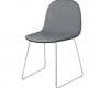 Стул Gubi 2D Dining Chair - BlackStainedBirch_GabrielStepMelange