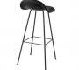 Стул барный Gubi 3D Bar Stool - BarStool_Hirek_Black_Leather