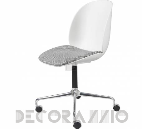 Кресло офисное Gubi Beetle Meeting Chair - 4StarCastors_Alu_Backhausen-Korb