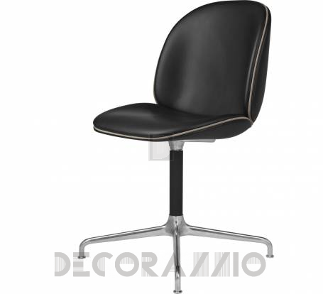 Кресло офисное Gubi Beetle Meeting Chair - 4StarSwivel_Alu_Beige