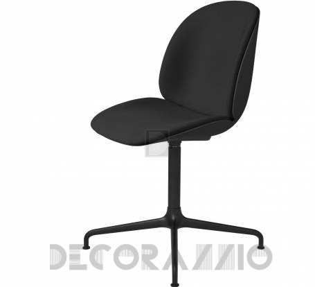 Кресло офисное Gubi Beetle Meeting Chair - 4StarSwivel_Black_Remix-Black