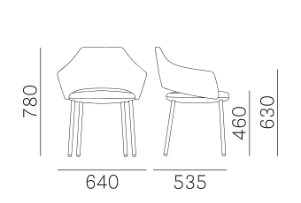 Кресло Pedrali Vic - 647