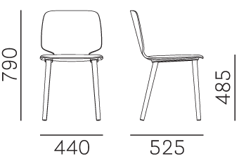 Стул Pedrali Babila - 2700/A