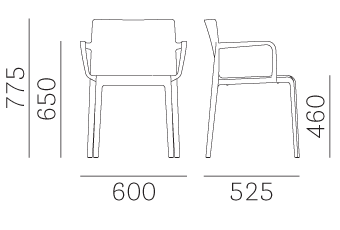 Кресло Pedrali Volt - 675_AR