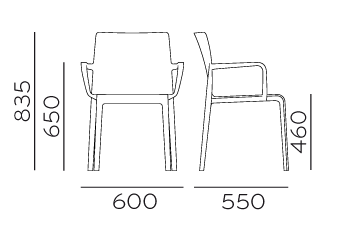 Кресло Pedrali Volt - 674