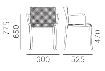 Кресло Pedrali Volt - 676