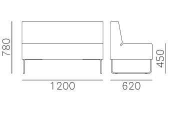 Диван модульный Pedrali Host - 200_1