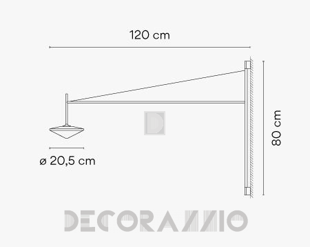 Светильник  настенный настенный/ (Светильник) Vibia Tempo - 5761