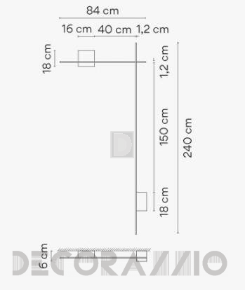 Светильник  настенный настенный (Бра) Vibia Structural - 2617