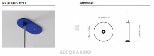 Светильник  потолочный подвесной (Люстра) The FILD PLATE - 