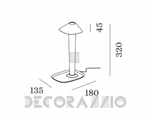 Светильник  настольный (Настольная лампа) Wever & Ducre REVER - 655284