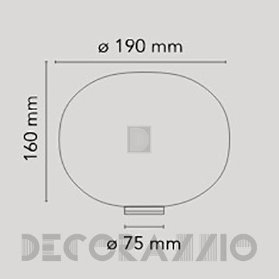 Светильник  настольный (Настольная лампа) Flos Glo-Ball - F3330009