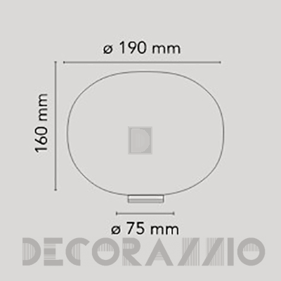 Светильник  настольный (Настольная лампа) Flos Glo-Ball - F3331009