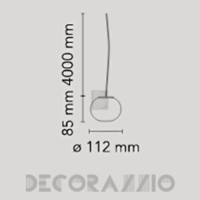 Светильник  потолочный подвесной (Люстра) Flos Glo-Ball - F4195009