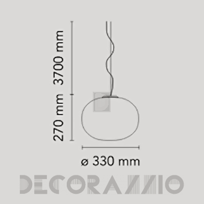 Светильник  потолочный подвесной (Люстра) Flos Glo-Ball - F3005061