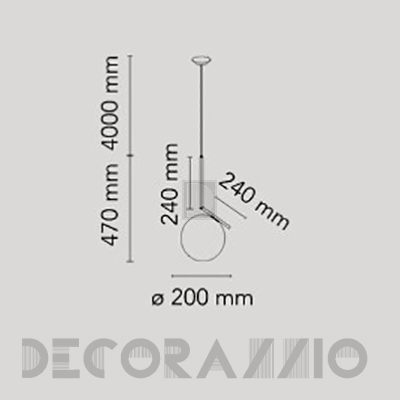 Светильник  потолочный подвесной (Люстра) Flos IC Lights - F3175030