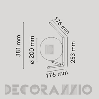 Светильник  настольный (Настольная лампа) Flos IC Lights - F3171030