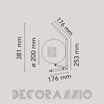 Светильник  настольный (Настольная лампа) Flos IC Lights - F3171057