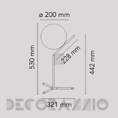 Светильник  настольный (Настольная лампа) Flos IC Lights - F3170030