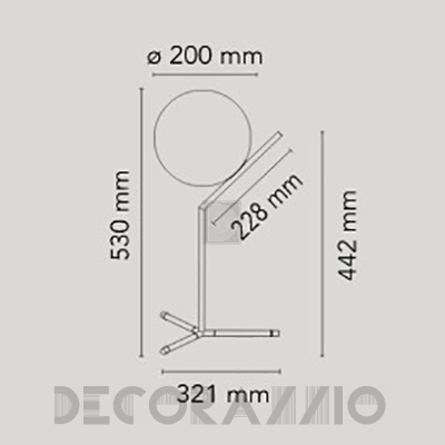 Светильник  настольный (Настольная лампа) Flos IC Lights - F3170057