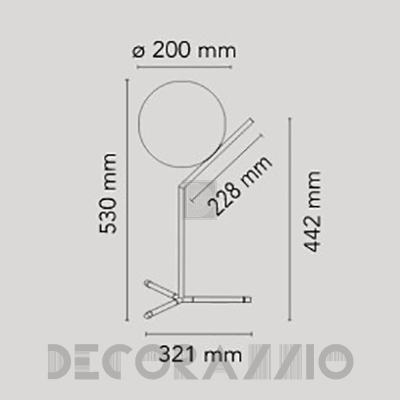 Светильник  настольный (Настольная лампа) Flos IC Lights - F3170059