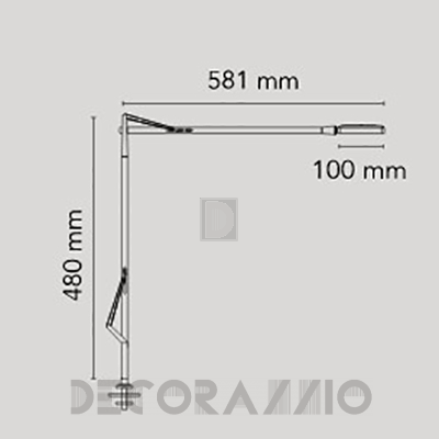 Светильник  настольный  (Настольная лампа) Flos Kelvin - F3309009