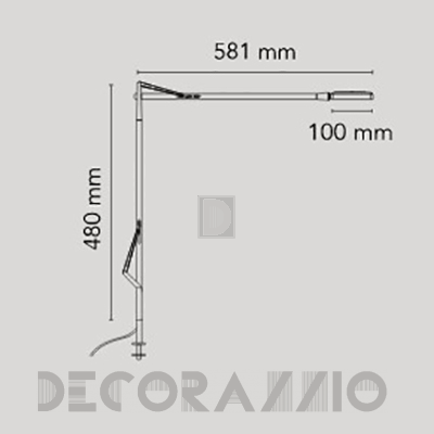 Светильник  настольный  (Настольная лампа) Flos Kelvin - F3308057