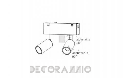 Светильник  потолочный профильная система (Светильник для трековой системы) Zambelis Architectural Lighting - 18203
