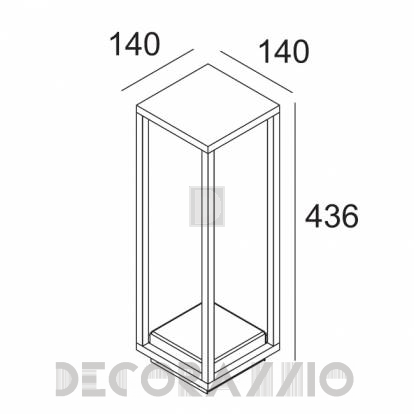 Светильник уличный напольный накладной (Светильник уличный) Delta Light Montur - 232 659 83 B