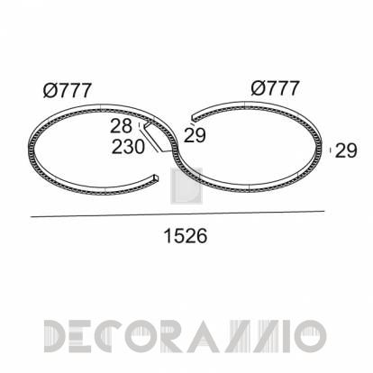 Светильник  потолочный накладной (Светильник потолочный) Delta Light Inform - 26821 9225 B-B