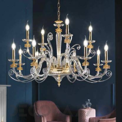 Светильник  потолочный подвесной (Люстра) Lux Illuminazione Gioia - Gioia Lampadario Chandelier