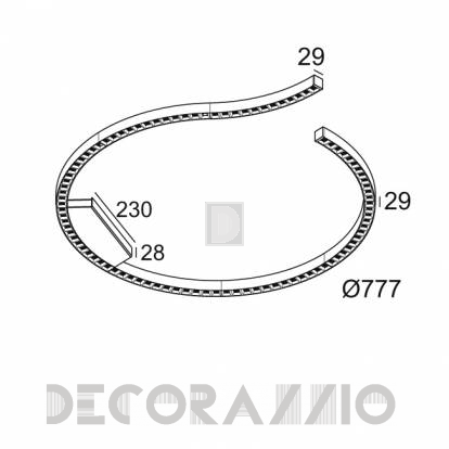 Светильник  потолочный накладной (Светильник потолочный) Delta Light Inform - 26819 9225 B-B