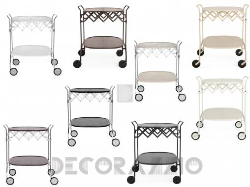 Kartell Gastone Кофейный, журнальный столик - Gastone folding trolley