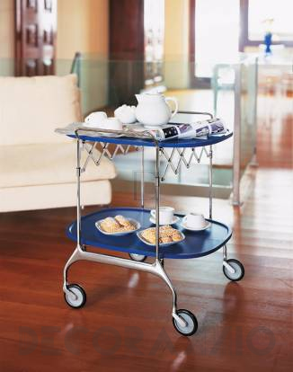 Kartell Gastone Кофейный, журнальный столик - Gastone folding trolley